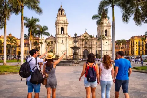 Visite de Lima : Centre historique, Huaca Pucllana et Catacombes avec Pisco Sour