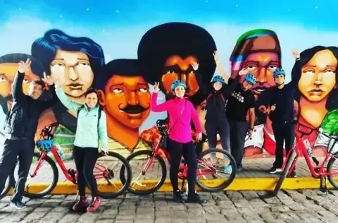 Visite à vélo de la ville de Lima au Pérou